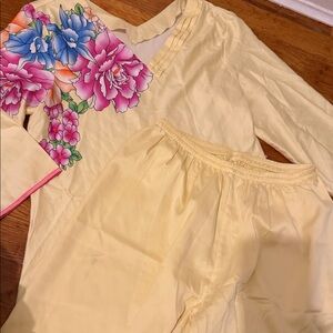silk pajama set